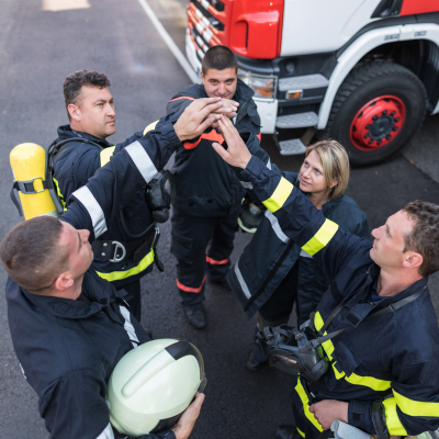 Brigadas y protección civil